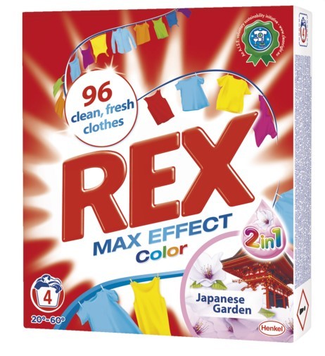 Rex 4dávky 280g Color Japanese Garden Rex 4dávky 280g Color Japanese Garden - Drogerie Prací prostředky Prací prášky do 20 dávek